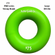 ActiveGoodsCo Level 175 silicone hand exerciser ring on white background